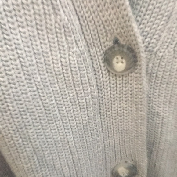 Cold water Creek Grey Cardigan Size Large - Picture 2 of 6